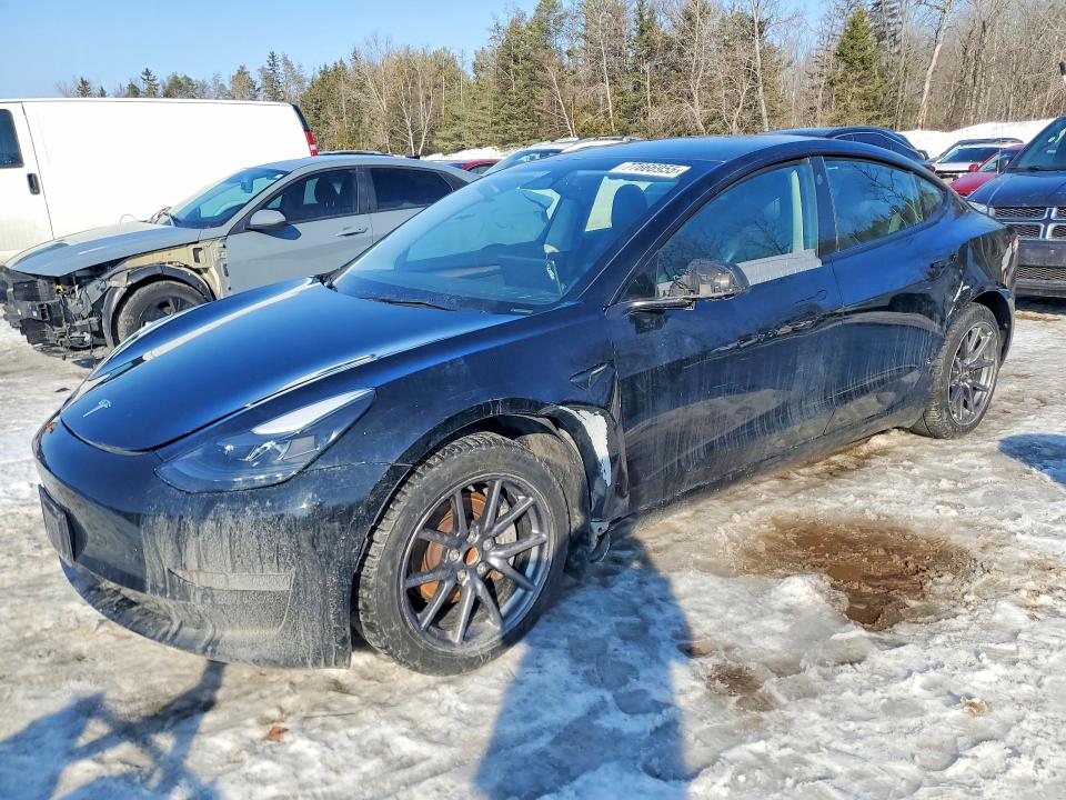 TESLA MODEL 3 2022 with VIN 5YJ3E1EA2NF199292 - Photo from auction