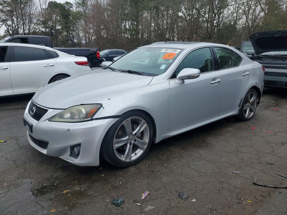LEXUS IS 250 2012 with VIN JTHBF5C27C5182450 - Photo from auction