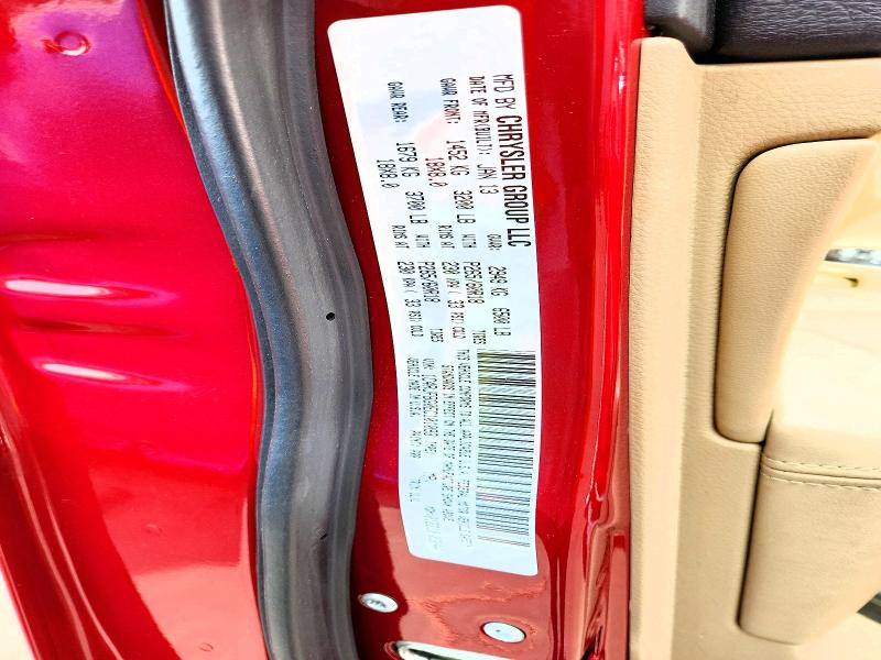Photo 14 from auction – 2014 JEEP GRAND CHER with VIN 1C4RJFBG0EC101093