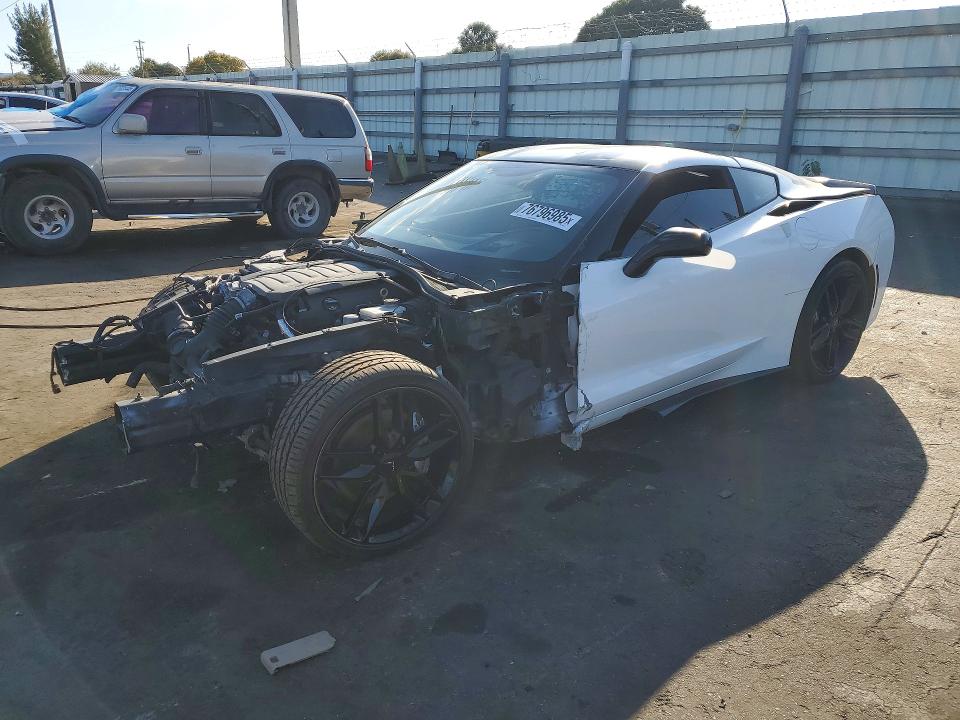 CHEVROLET CORVETTE S 2019 with VIN 1G1YB2D72K5102754 - Photo from auction