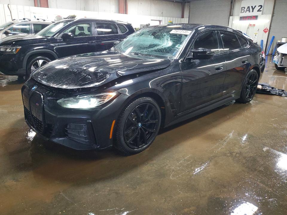 BMW I4 M50 2022 with VIN WBY33AW05NFM42406 - Photo from auction