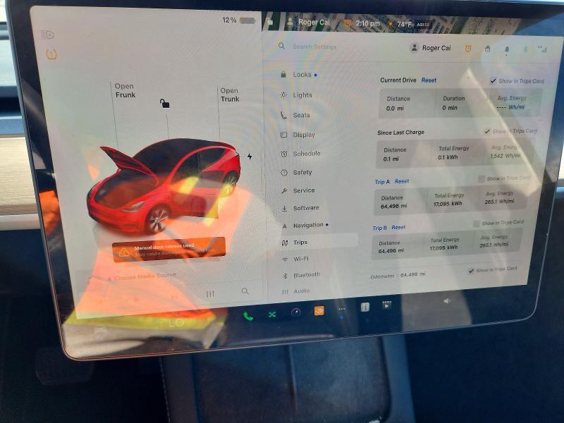 Photo 9 from auction – 2023 TESLA MODEL Y with VIN 7SAYGDEE3PA119389