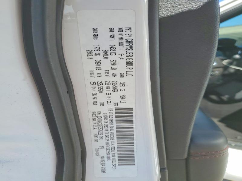 Photo 14 from auction – 2014 DODGE DURANGO with VIN 1C4SDHCT6EC576229