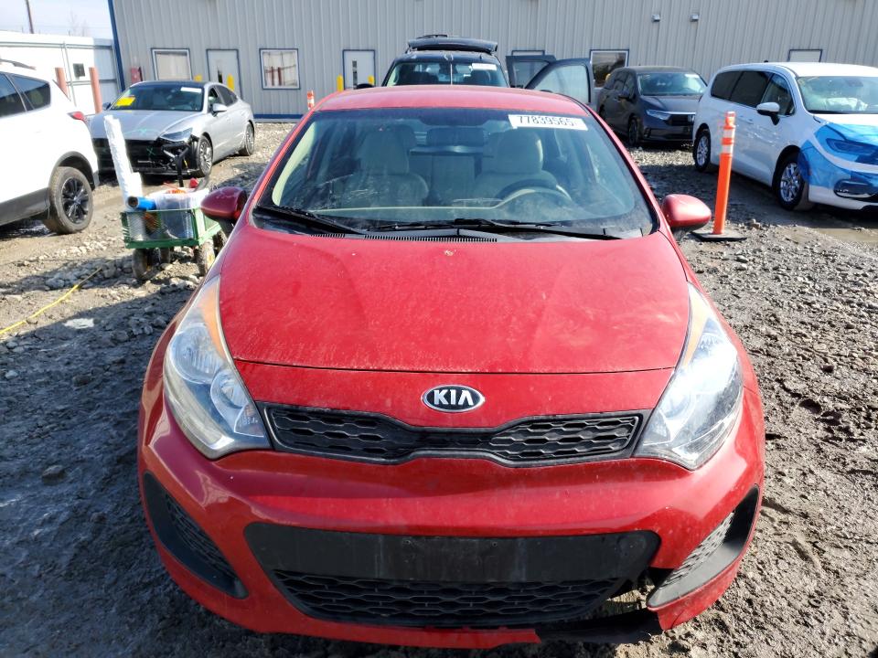 Photo 5 from auction – 2013 KIA RIO with VIN KNADM5A31D6234210