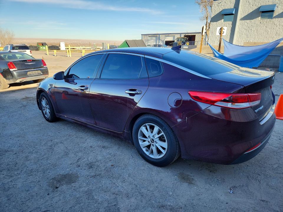 Photo 2 from auction – 2016 KIA OPTIMA with VIN 5XXGT4L35GG115057