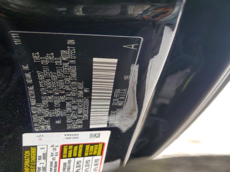 Photo 14 from auction – 2012 TOYOTA SIENNA LE with VIN 5TDKK3DC3CS200641
