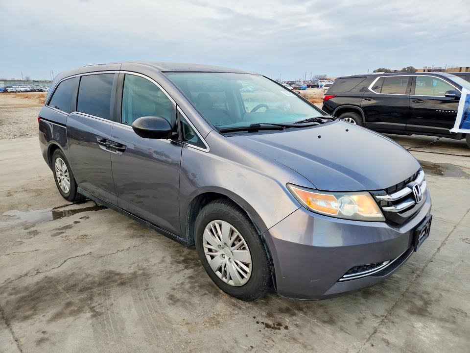 Photo 4 from auction – 2014 HONDA ODYSSEY with VIN 5FNRL5H26EB011191