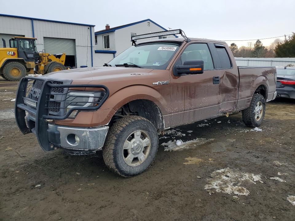 FORD F150 SUPER 2011 with VIN 1FTEX1EM1BFC09296 - Photo from auction