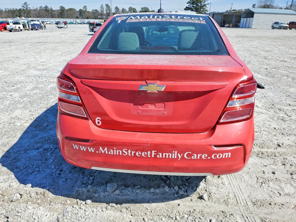 Photo 6 from auction – 2017 CHEVROLET SONIC with VIN 1G1JB5SH3H4150499