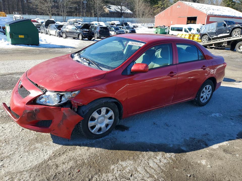 TOYOTA COROLLA 2009 مع رقم تعريف المركبة 2T1BU40E49C138742 - صورة من المزاد
