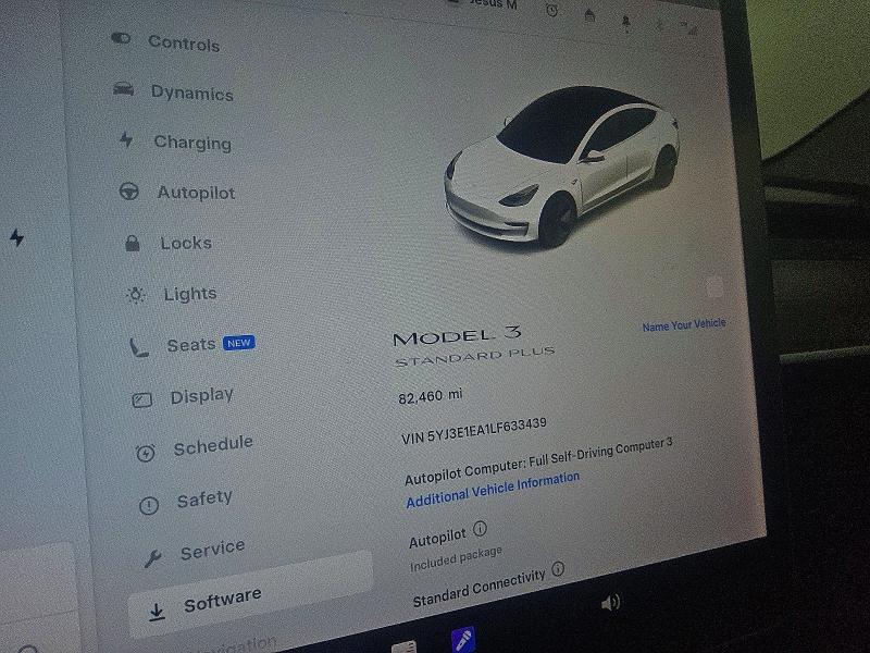 Photo 9 from auction – 2020 TESLA MODEL 3 with VIN 5YJ3E1EA1LF633439