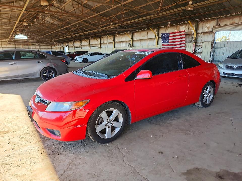 HONDA CIVIC EX 2007 with VIN 2HGFG12837H544191 - Photo from auction