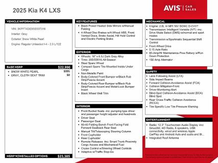 Photo 12 from auction – 2025 KIA K4 with VIN 3KPFT4DE0SE037316