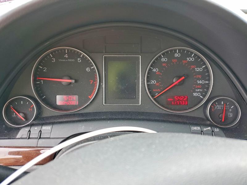 Photo 9 from auction – 2002 AUDI A4 3.0 QUA with VIN WAULT58EX2A306781