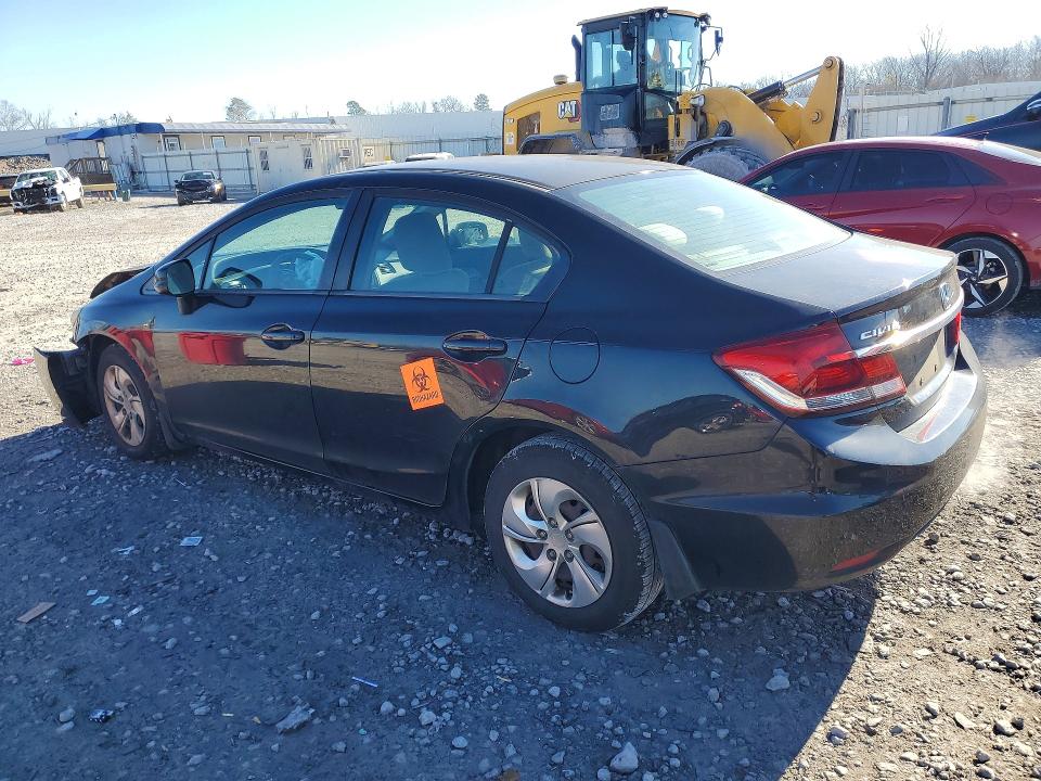 Photo 2 from auction – 2013 HONDA CIVIC with VIN 19XFB2F52DE081678