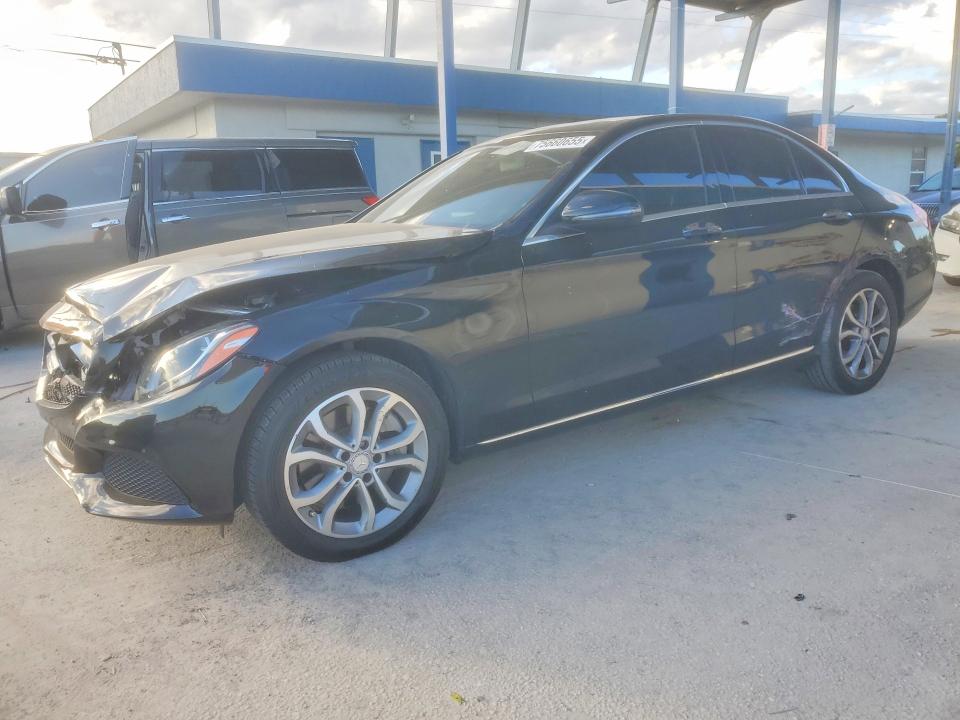 Photo 1 from auction – 2017 MERCEDES-BENZ C with VIN WDDWF4KB2HR240744