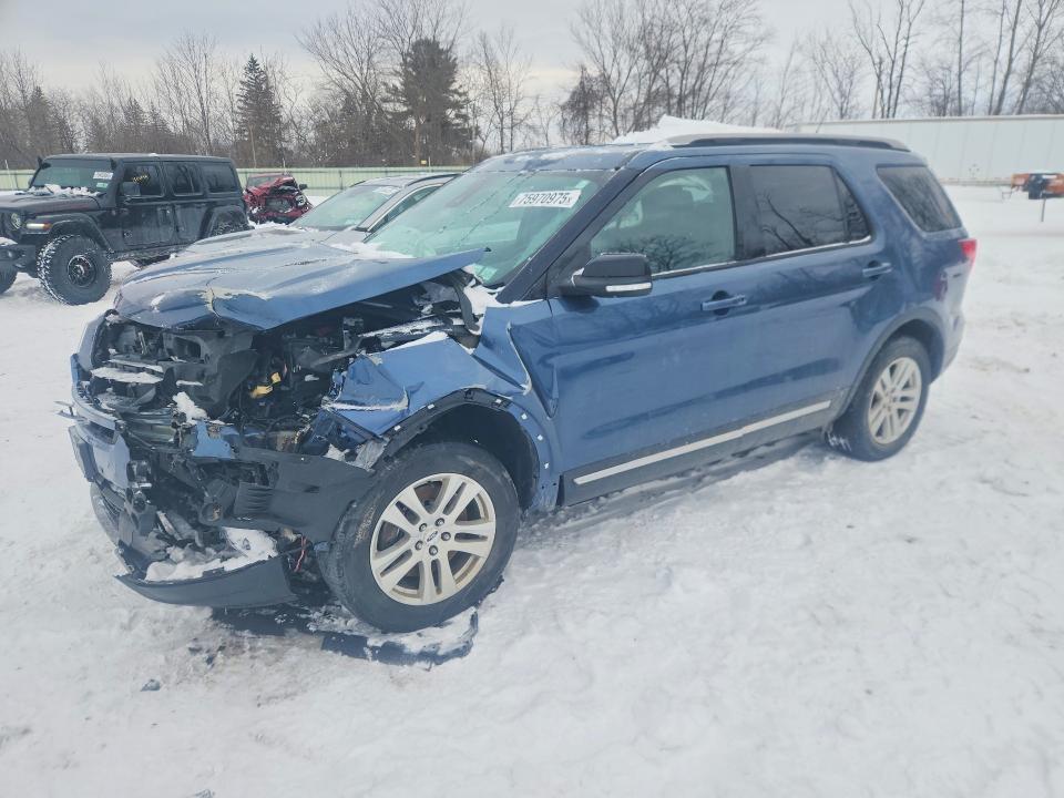 FORD EXPLORER 2018 with VIN 1FM5K8D85JGC61224 - Photo from auction