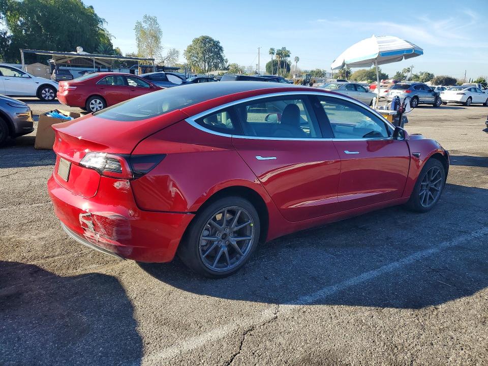 Photo 3 from auction – 2020 TESLA MODEL 3 with VIN 5YJ3E1EA6LF706661