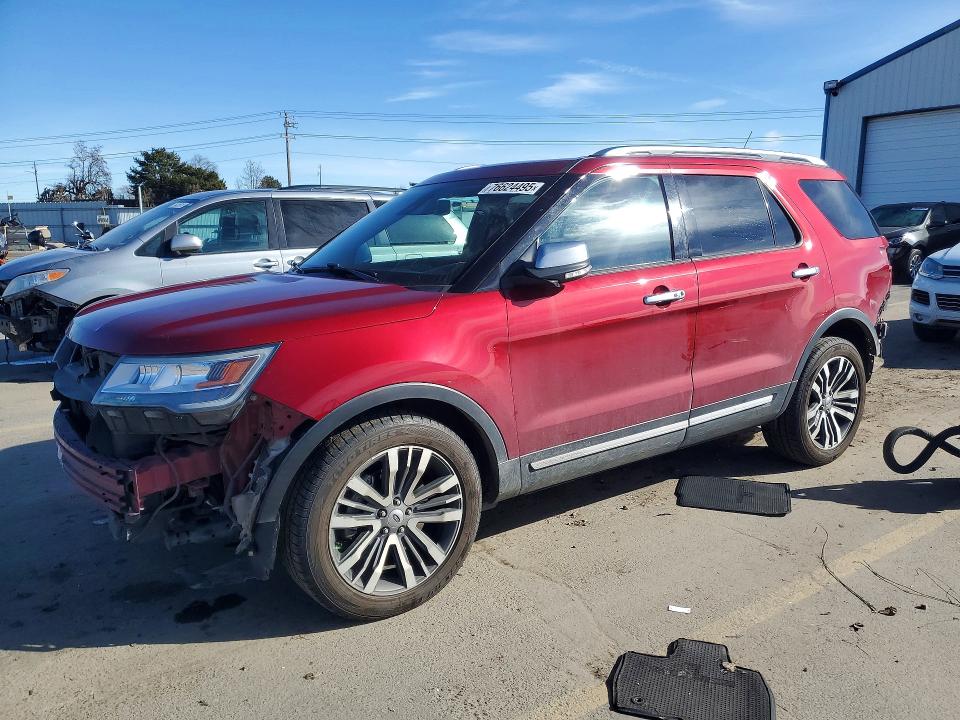 FORD EXPLORER 2018 with VIN 1FM5K8HT3JGA55477 - Photo from auction