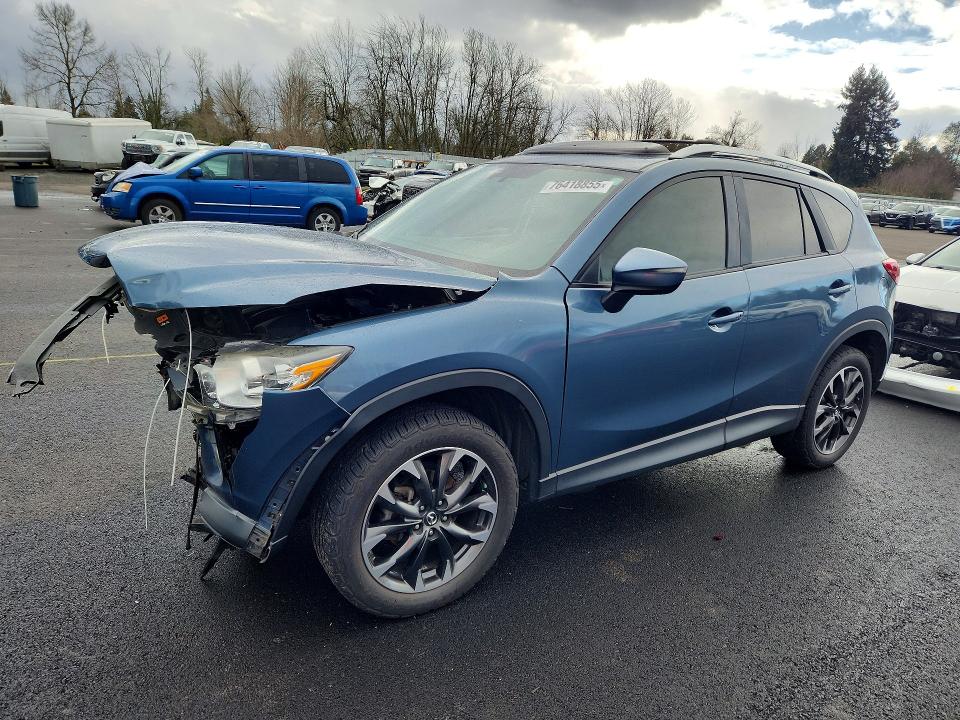 MAZDA CX-5 GT 2016 with VIN JM3KE4DYXG0787297 - Photo from auction