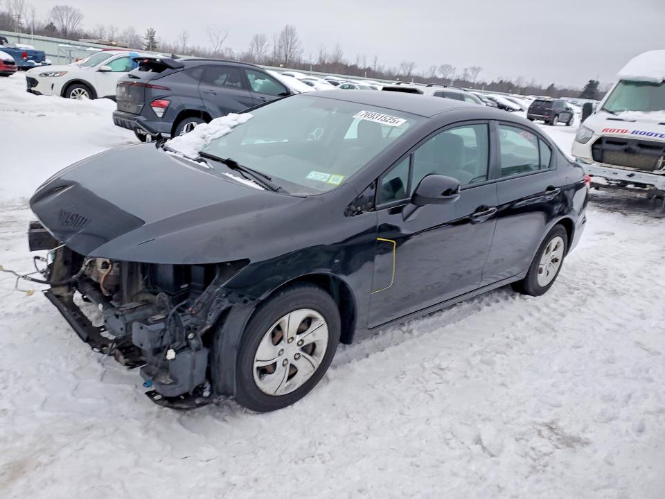 HONDA CIVIC LX 2013 with VIN 2HGFB2F54DH594002 - Photo from auction