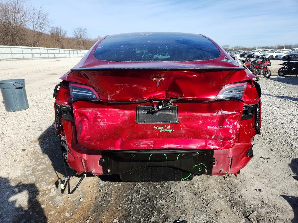Photo 6 from auction – 2025 TESLA MODEL Y with VIN 7SAYGDEF7SA347686