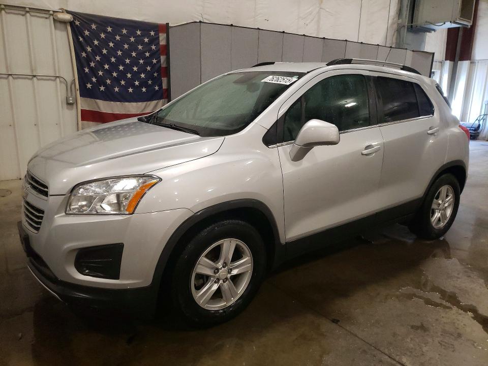 CHEVROLET TRAX 2016 with VIN 3GNCJLSBXGL233981 - Photo from auction