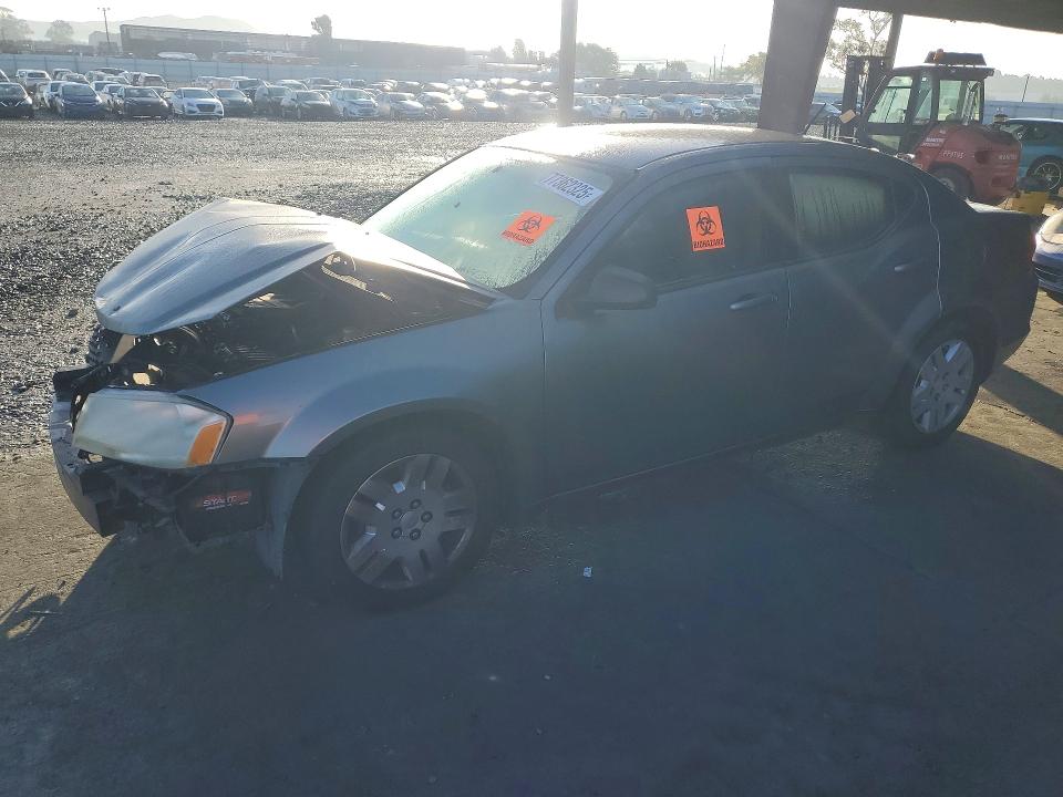 DODGE AVENGER SE 2012 with VIN 1C3CDZAB3CN220735 - Photo from auction