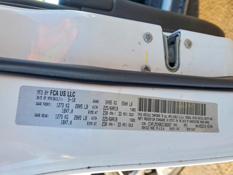 Photo 14 from auction – 2019 JEEP CHEROKEE with VIN 1C4PJMDX8KD186067