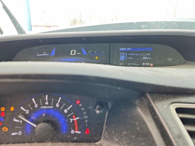 Photo 9 from auction – 2013 HONDA CIVIC with VIN 2HGFB2F60DH531780