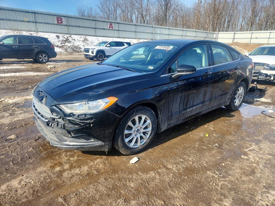 FORD FUSION S 2018 with VIN 3FA6P0G78JR272764 - Photo from auction