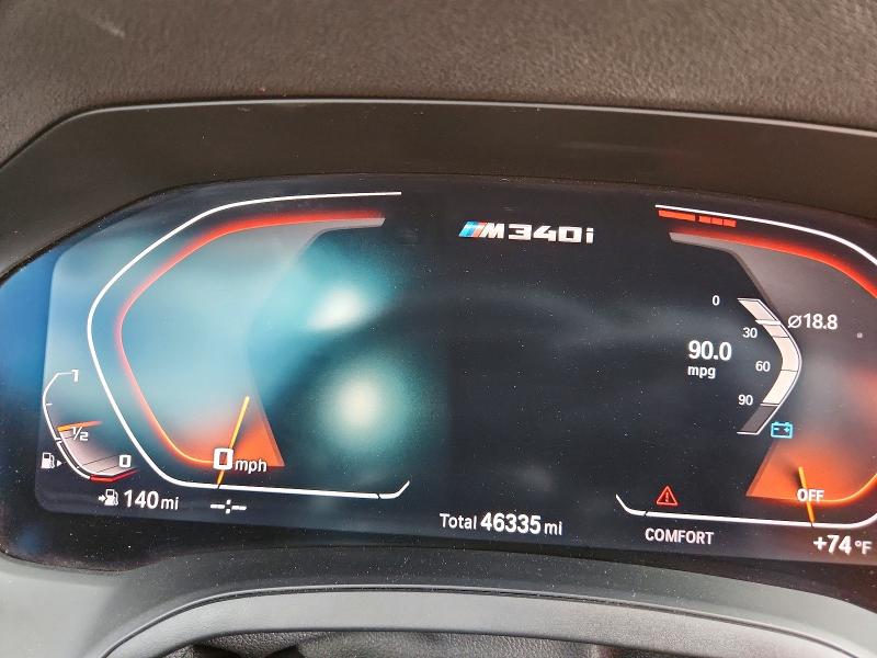 Photo 9 from auction – 2020 BMW M340I with VIN WBA5U7C03LA234109