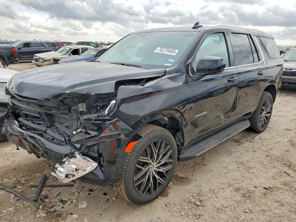 CHEVROLET TAHOE 2023 with VIN 1GNSCNKD5PR375201 - Photo from auction