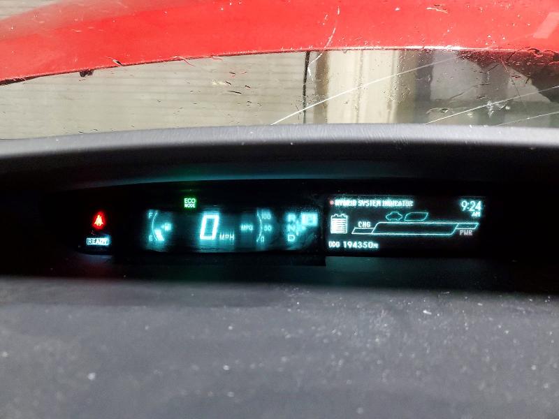 Photo 9 from auction – 2012 TOYOTA PRIUS with VIN JTDKN3DU1C1566806