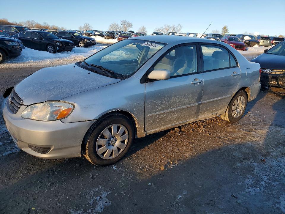 TOYOTA COROLLA 2003 with VIN 2T1BR38E03C105941 - Photo from auction