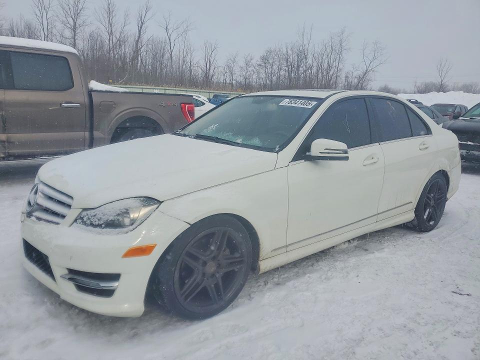 MERCEDES-BENZ C 2012 with VIN WDDGF8BB0CR227611 - Photo from auction
