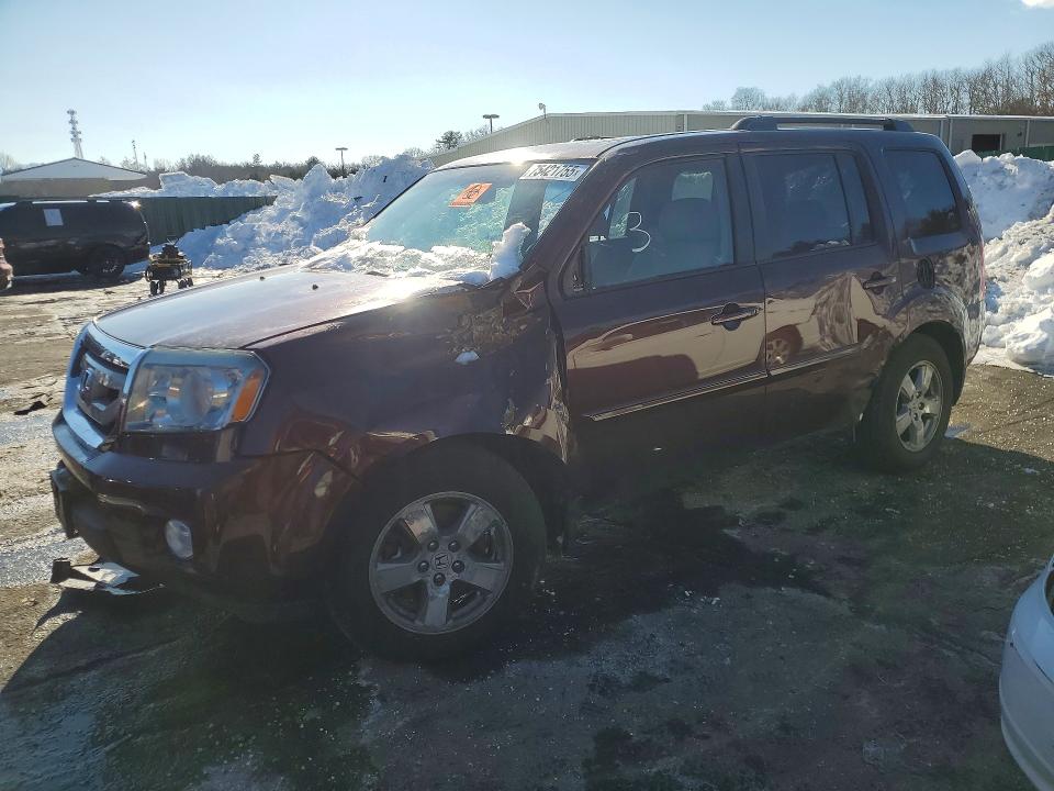 HONDA PILOT EXL 2010 with VIN 5FNYF4H5XAB027508 - Photo from auction