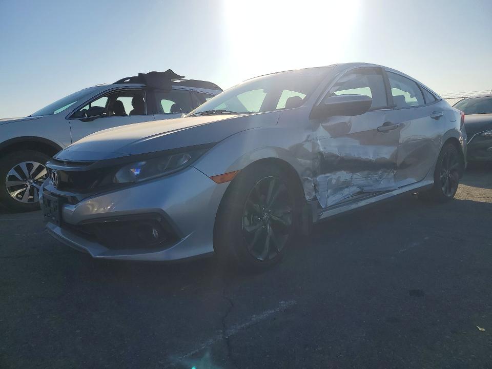 Photo 1 from auction – 2019 HONDA CIVIC with VIN 19XFC2F81KE214306