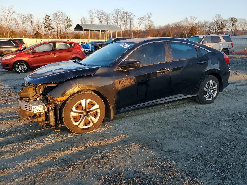HONDA CIVIC LX 2016 with VIN 19XFC2F54GE063670 - Photo from auction