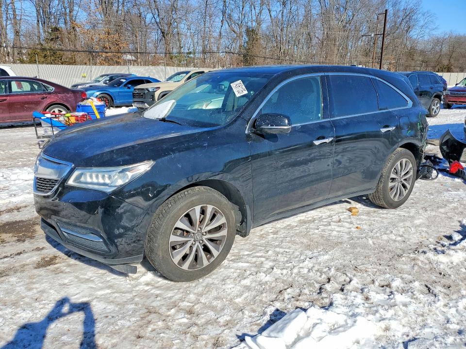 ACURA MDX TECHNO 2015 مع رقم تعريف المركبة 5FRYD3H4XFB004016 - صورة من المزاد