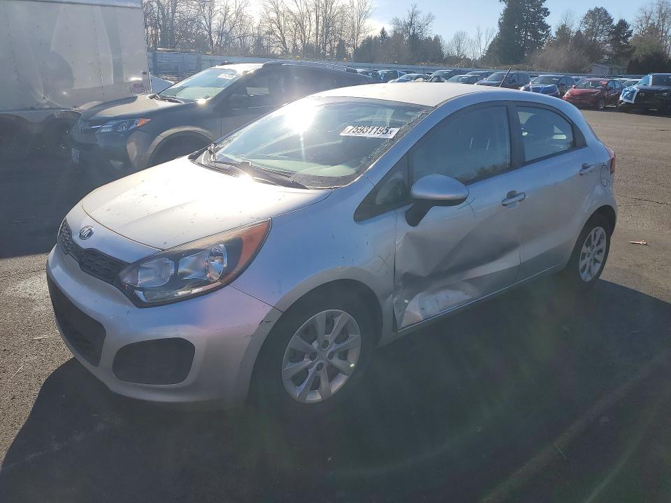 KIA RIO LX 2014 with VIN KNADM5A32E6331224 - Photo from auction
