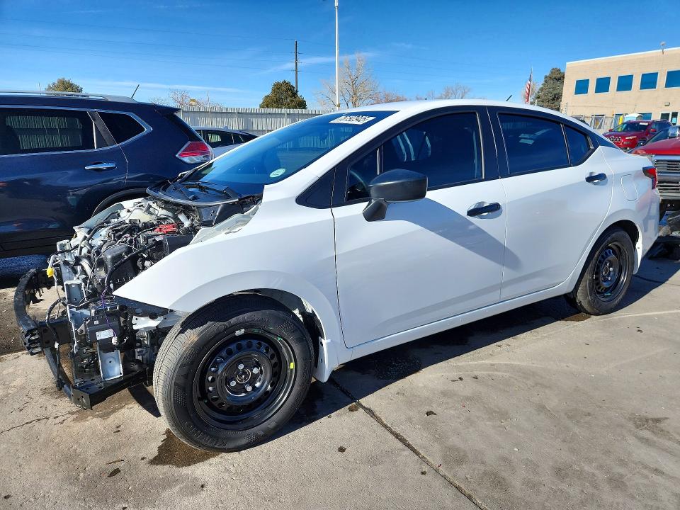 NISSAN VERSA S 2025 with VIN 3N1CN8DV7SL882084 - Photo from auction