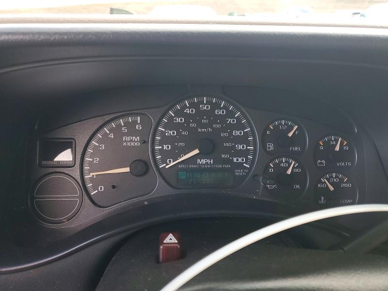 Photo 9 from auction – 2002 CHEVROLET AVALANCHE with VIN 3GNEK13T02G185233