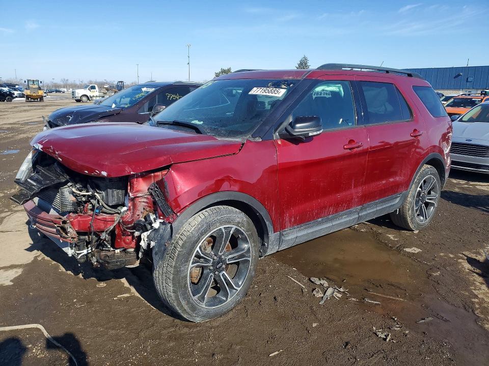 FORD EXPLORER 2015 with VIN 1FM5K8GT9FGB88673 - Photo from auction