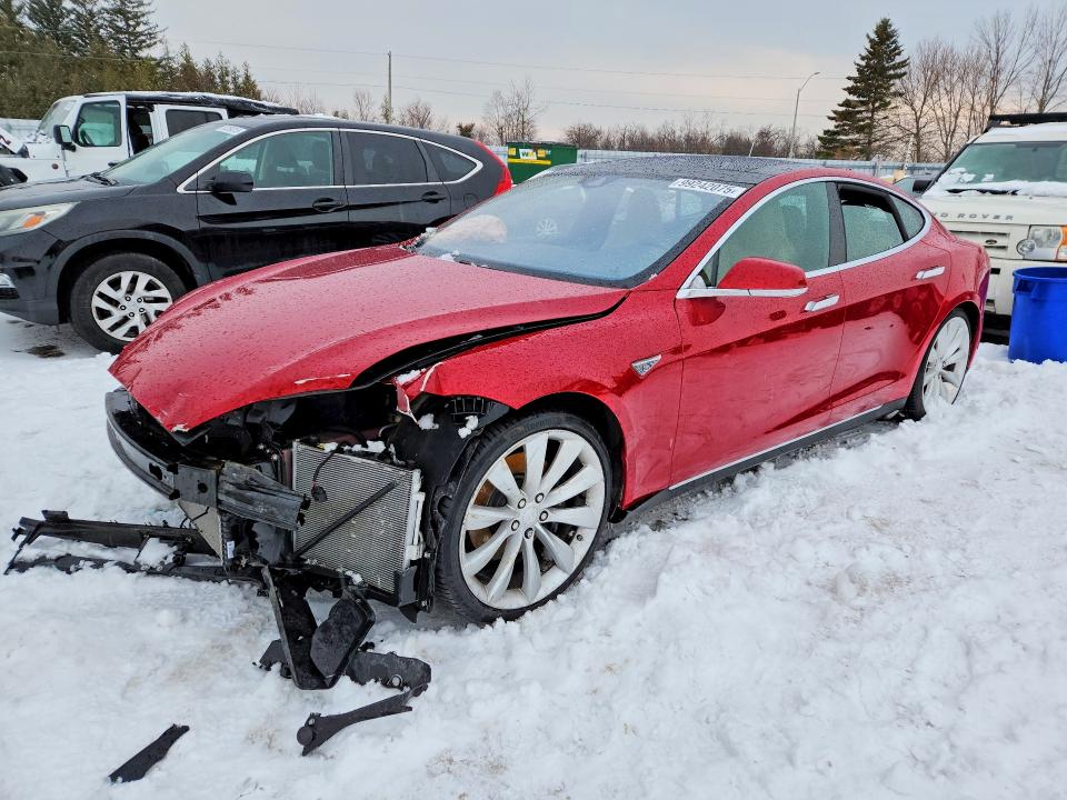 TESLA MODEL S 2015 with VIN 5YJSA1E28FF111914 - Photo from auction