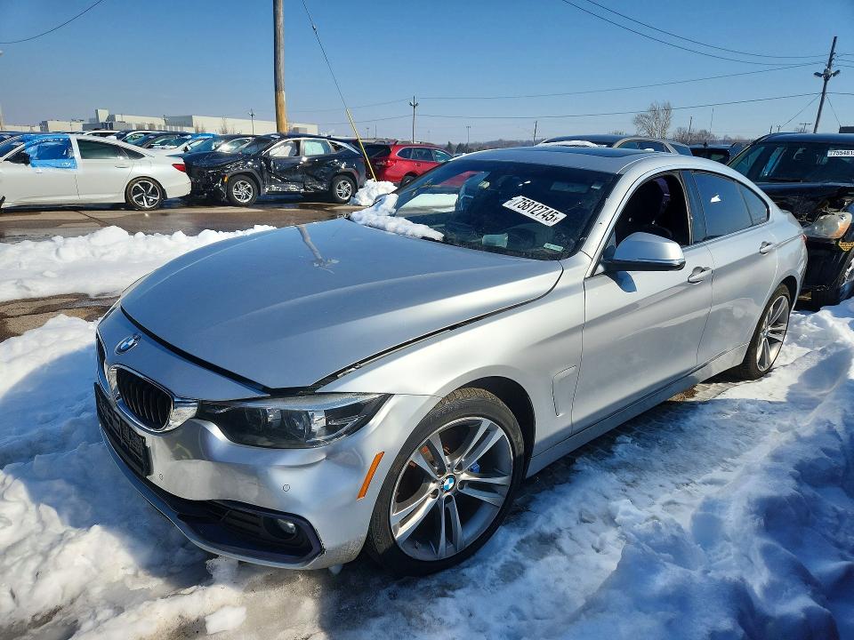 BMW 430XI GRAN 2018 with VIN WBA4J3C55JBB97261 - Photo from auction