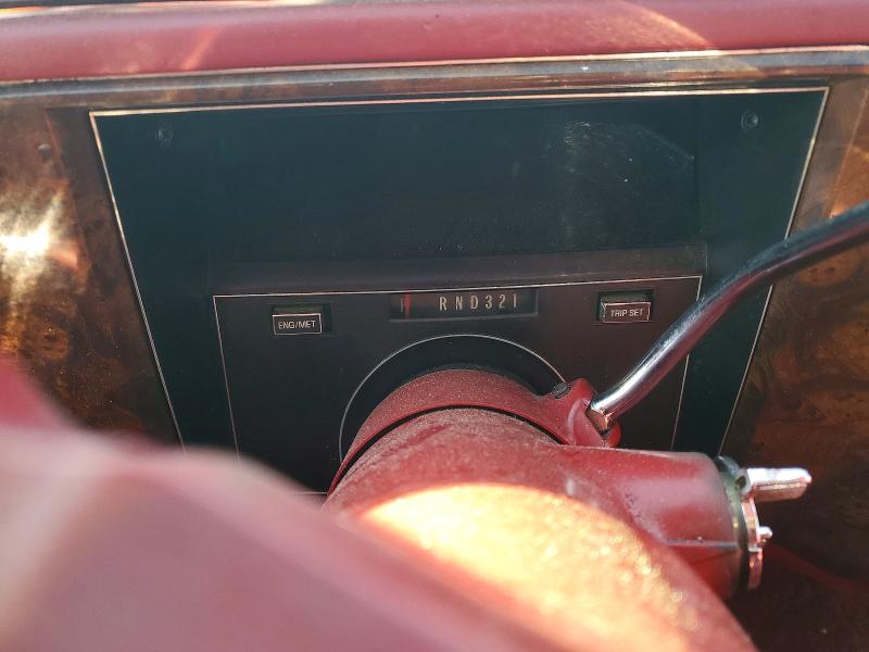 Photo 9 from auction – 1992 CADILLAC BROUGHAM with VIN 1G6DW54E2NR701499