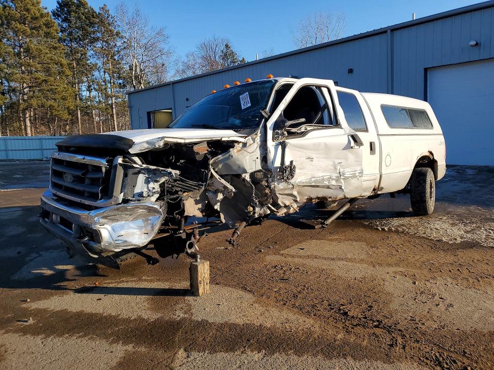 FORD F250 2002 with VIN 1FTNW21F92EC34761 - Photo from auction