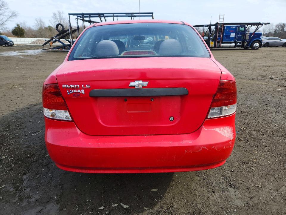 Photo 6 from auction – 2005 CHEVROLET AVEO with VIN KL1TD526X5B405267