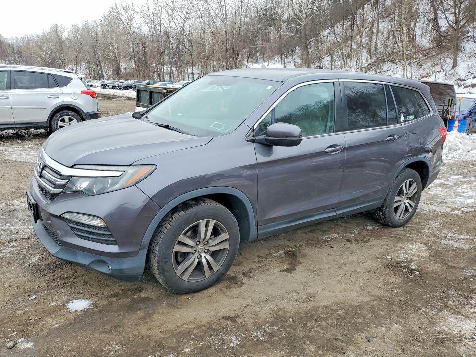 HONDA PILOT EX 2017 with VIN 5FNYF6H36HB031947 - Photo from auction